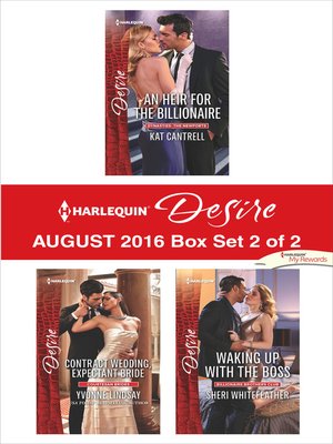 cover image of Harlequin Desire August 2016, Box Set 2 of 2